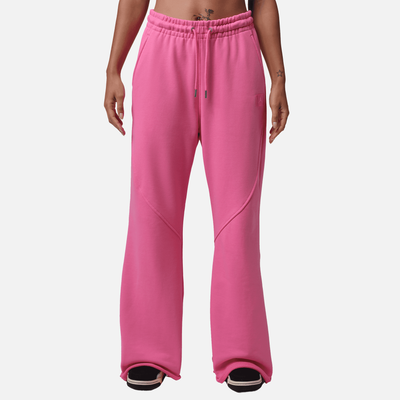 Air Jordan Women's Flight Fleece Pink Flared Pants