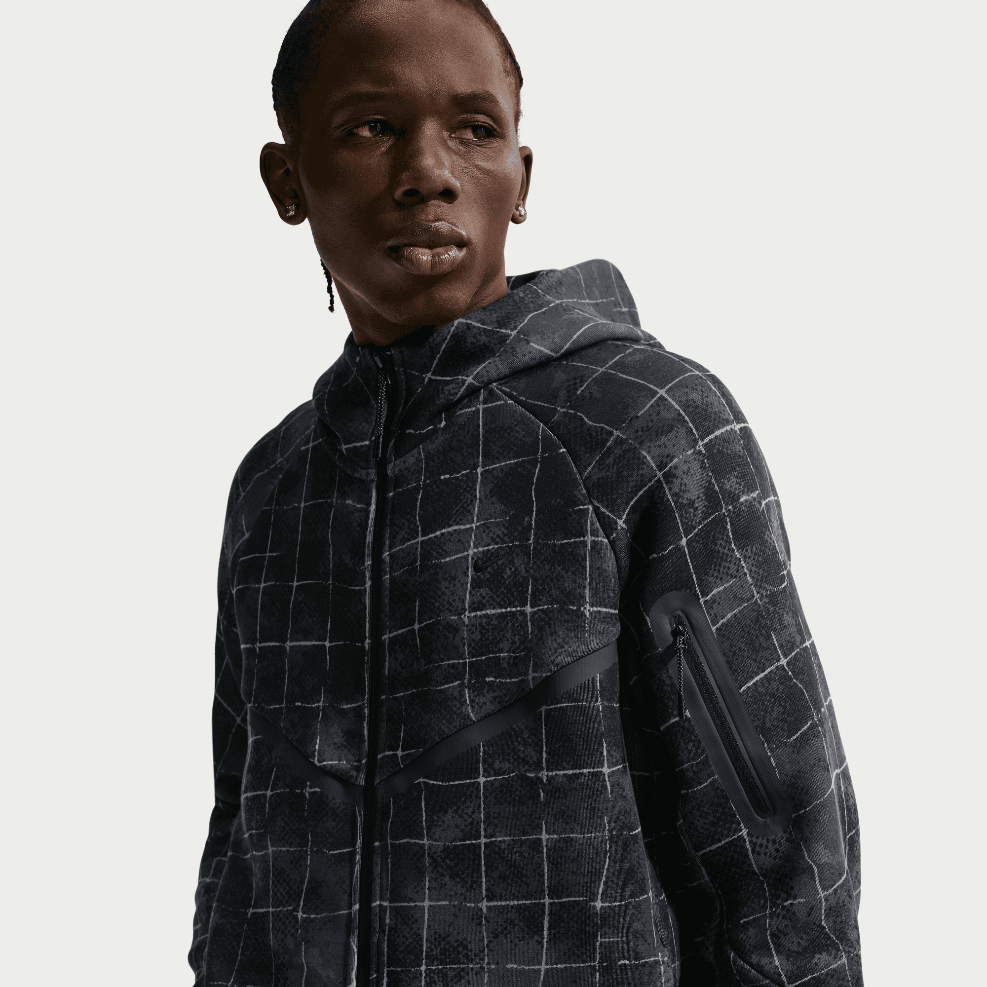 Nike Tech Windrunner Full-Zip Dark Grey Jacket