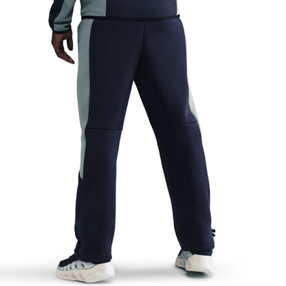 Nike Tech Color-Block Open Hem Navy Green Pants