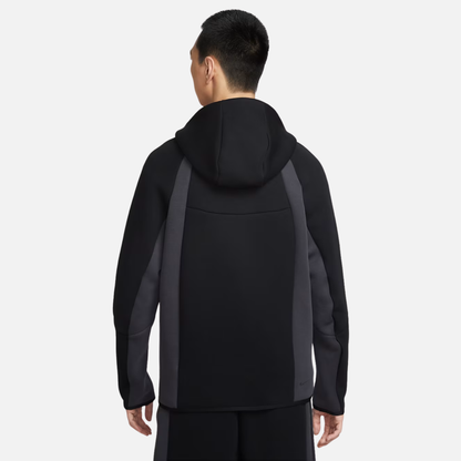 Nike Tech Color-Block Full-Zip Windrunner Black Jacket