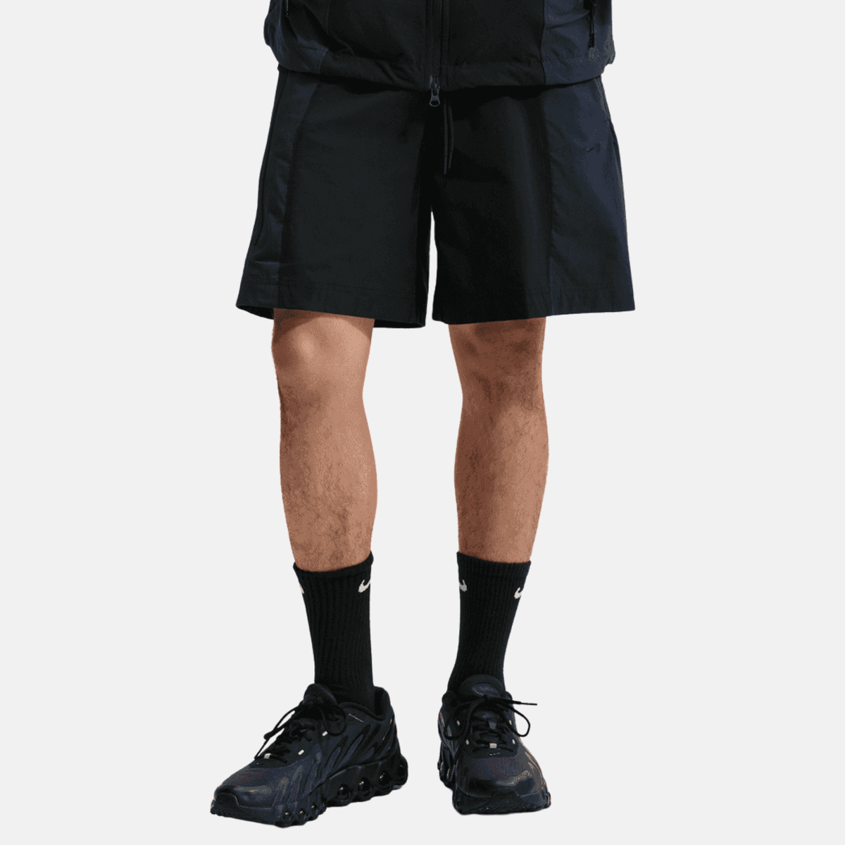 Nike Tech Woven Black Navy Color-Block Shorts