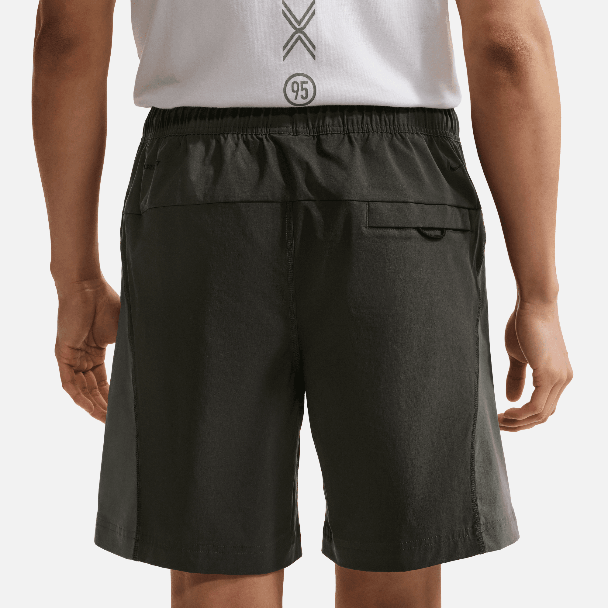 Nike Tech Anthracite Iron Grey Woven Color Block Shorts