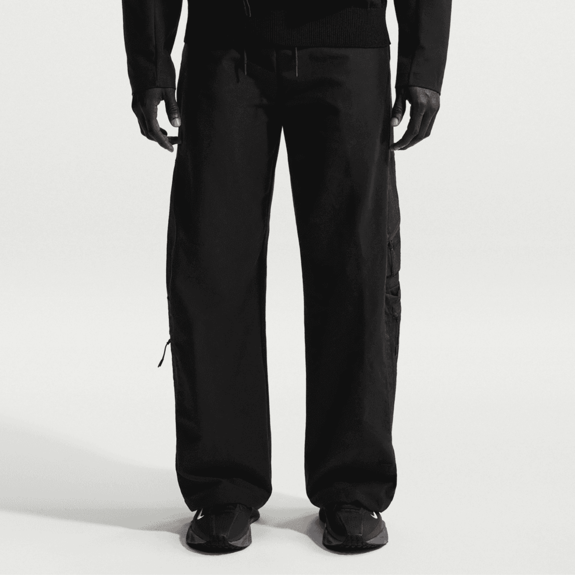 Nike Tech Dri-FIT Shori Knit Black Utility Pants – Puffer Reds