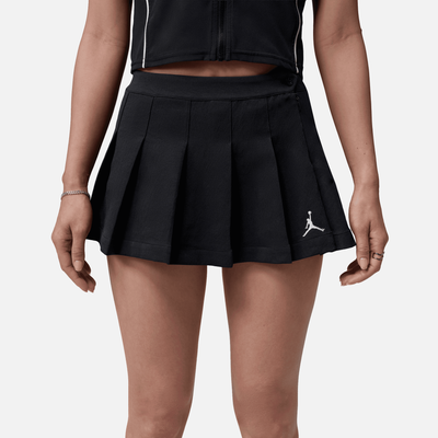Air Jordan Women's Brooklyn Black Pleated Skirt