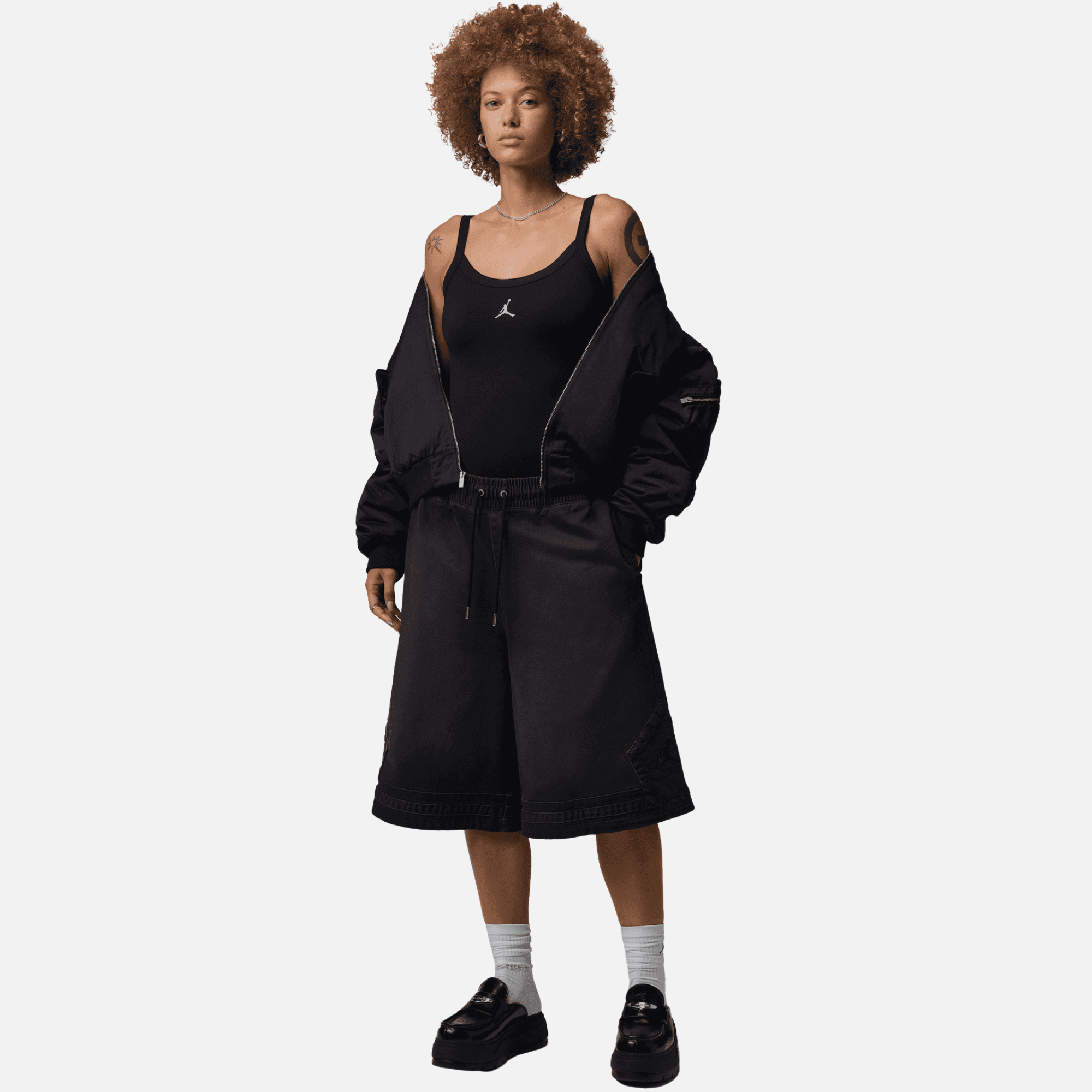 Air Jordan Women's Brooklyn Black Tank Bodysuit