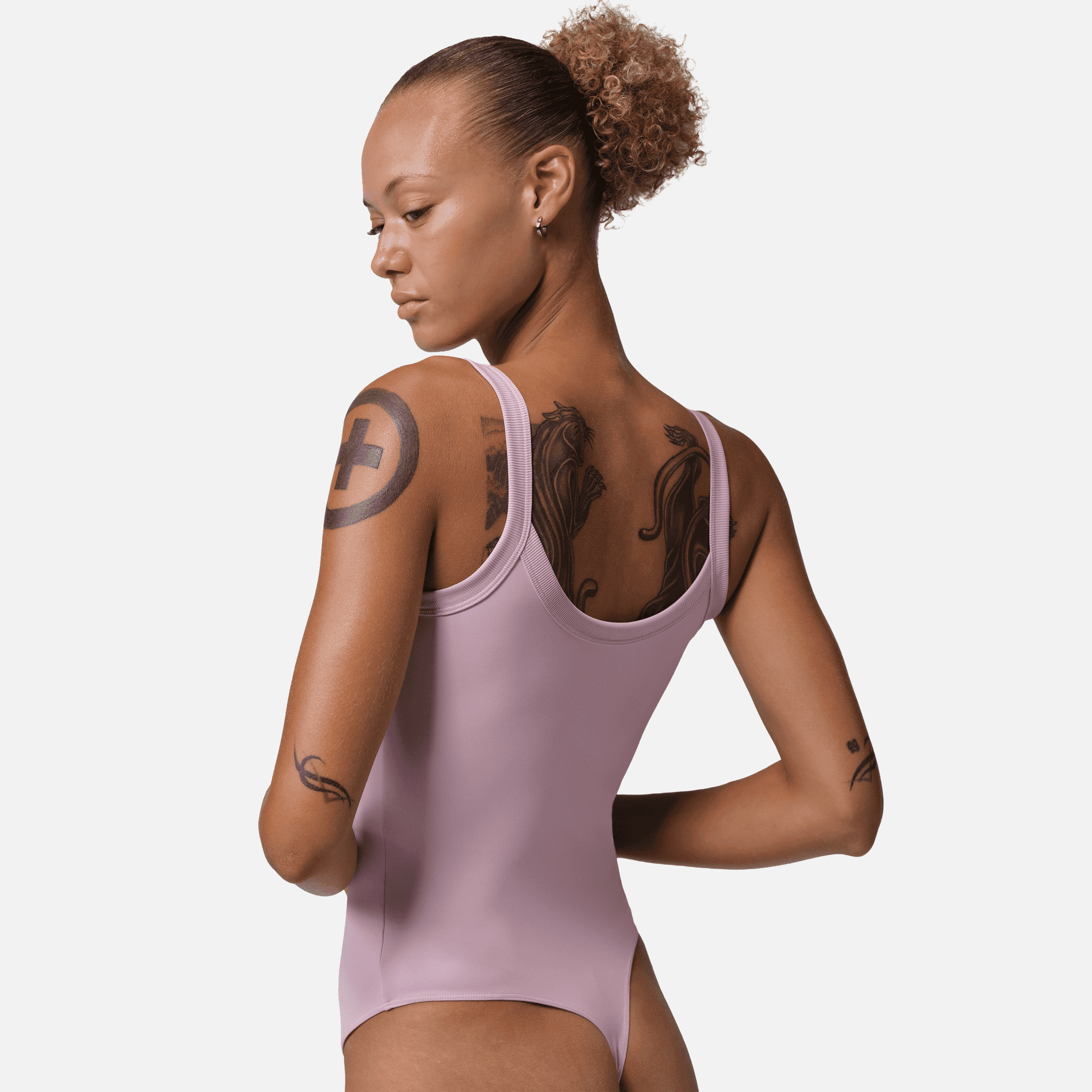 Air Jordan Women's Brooklyn Pink Tank Bodysuit