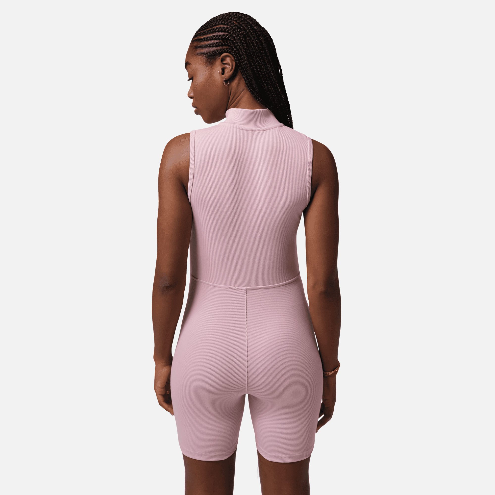 Air Jordan Women's Brooklyn Romper Pink Bodysuit