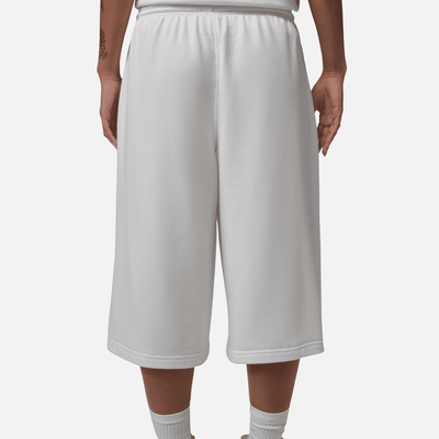 Air Jordan Women's Brooklyn Fleece French Terry White Big Shorts