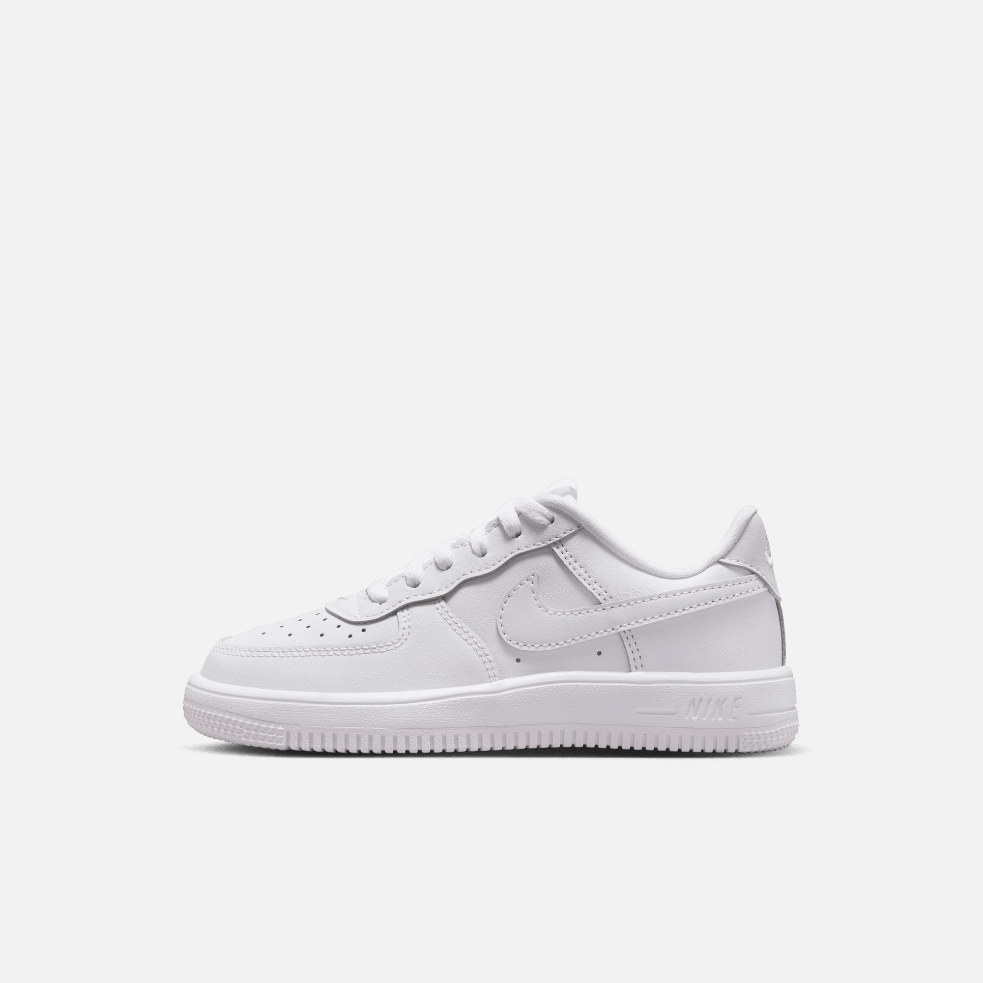 Nike Kids' Force 1 Low Lace Triple White (PS)