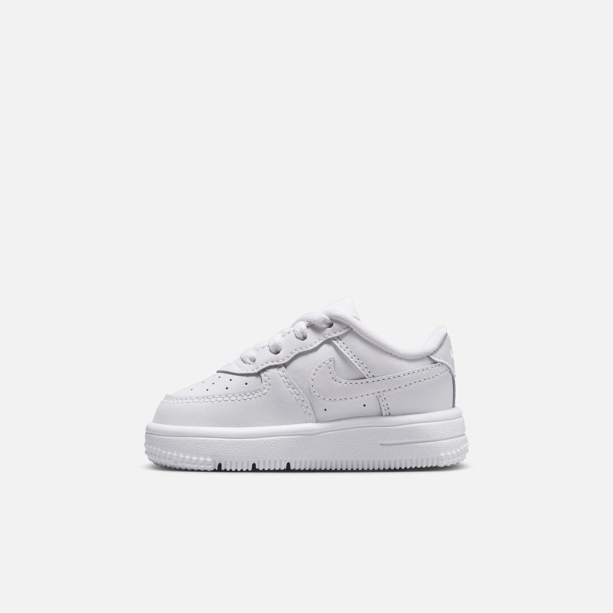 Nike Kids' Force 1 Low Lace Triple White (TD)
