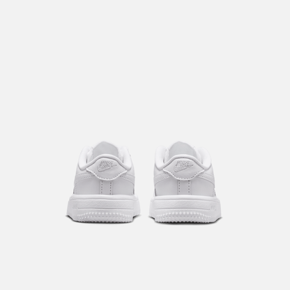Nike Kids' Force 1 Low Lace Triple White (TD)