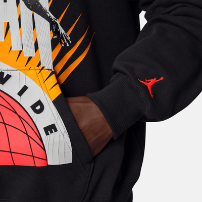 Air Jordan Brooklyn Fleece "Authentic Jordan" Black Pullover Hoodie