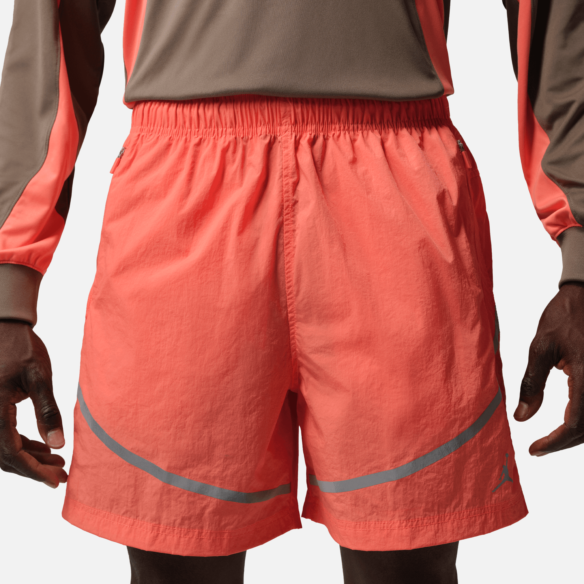 Air Jordan Brooklyn Hike Mike Orange Shorts