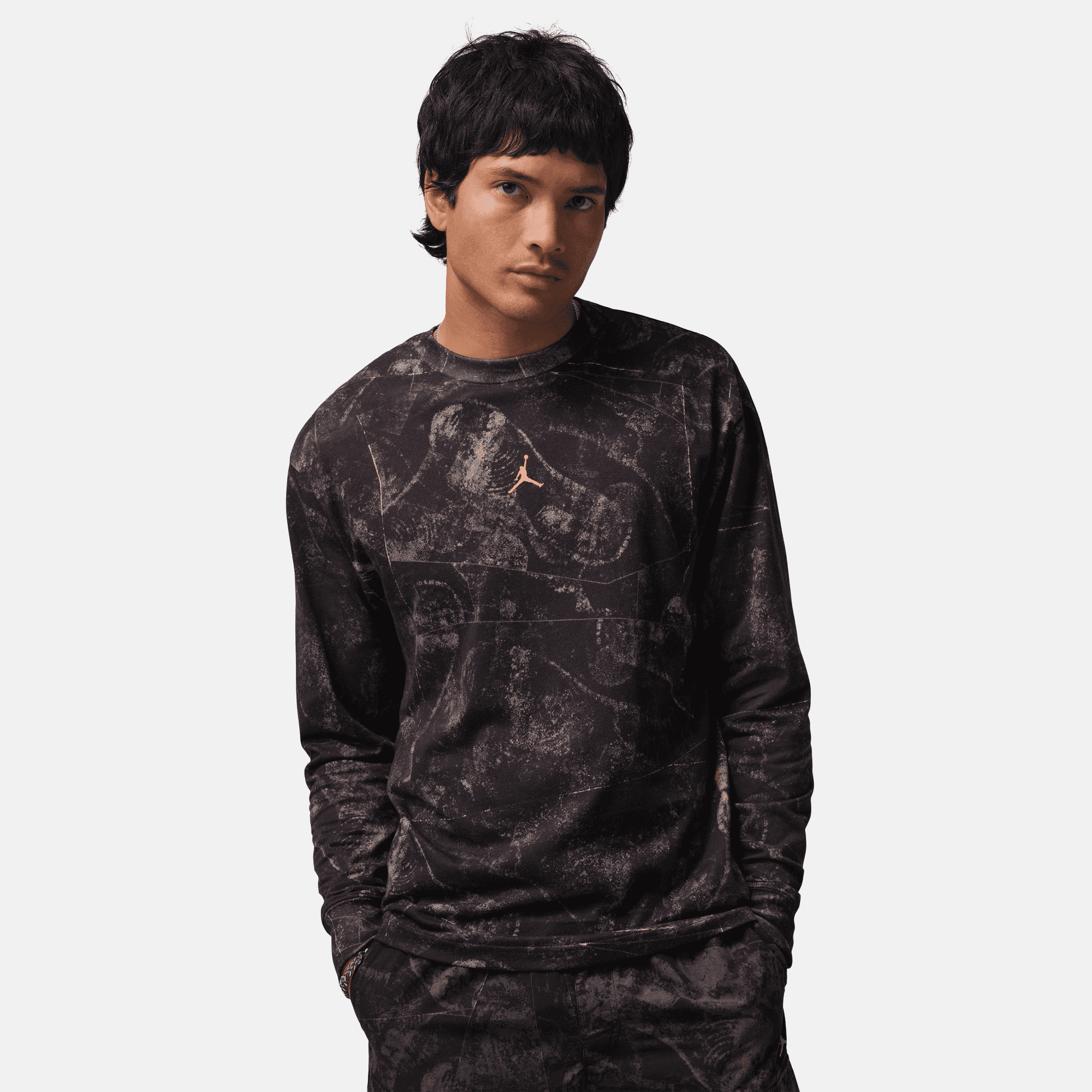 Air Jordan Brooklyn Black Long-Sleeve T-Shirt