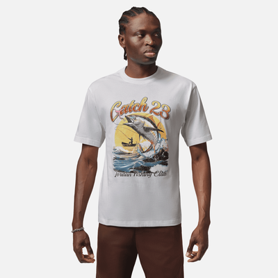 Air Jordan White Fishing Club T-Shirt
