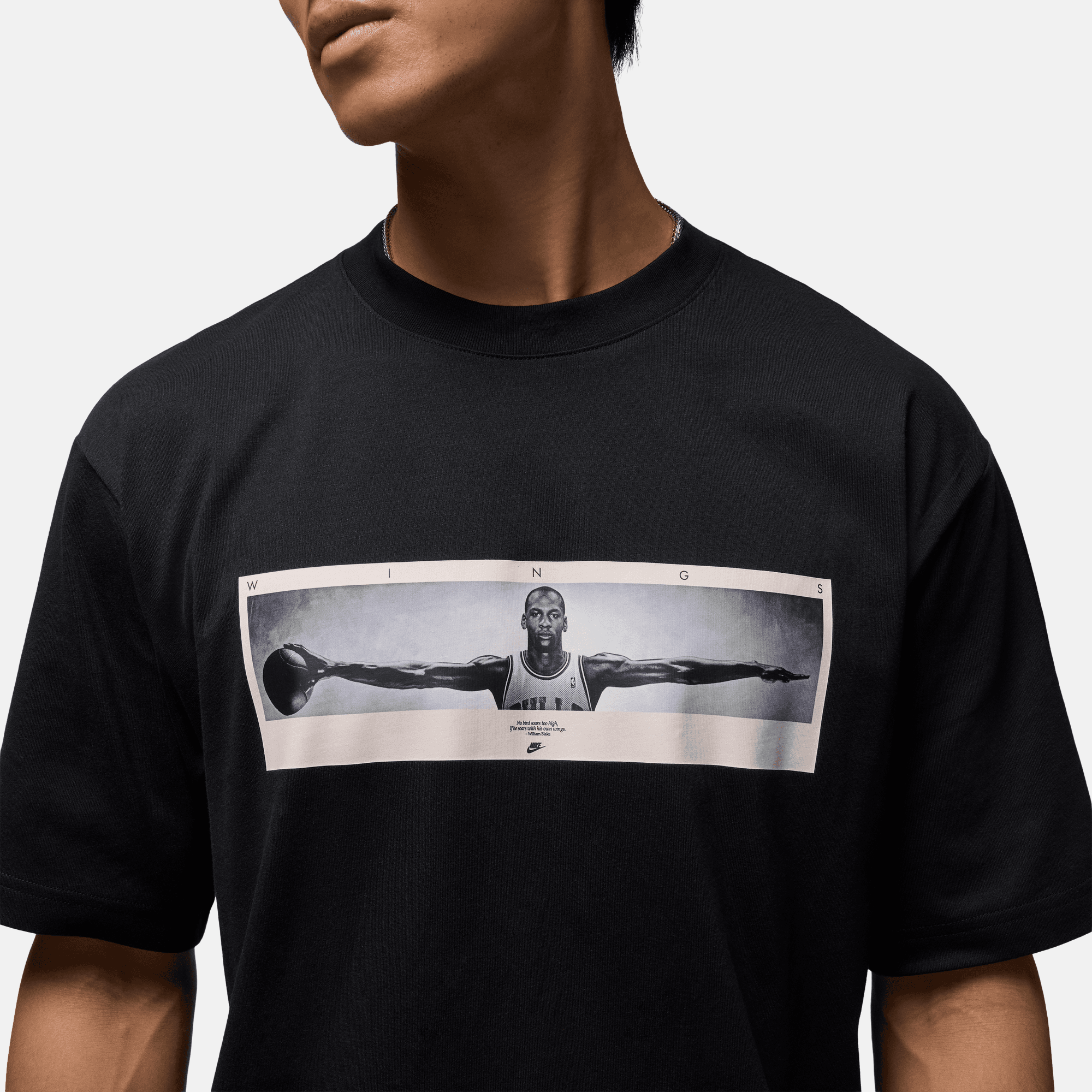 Air Jordan Black Wingspan Photo T-Shirt