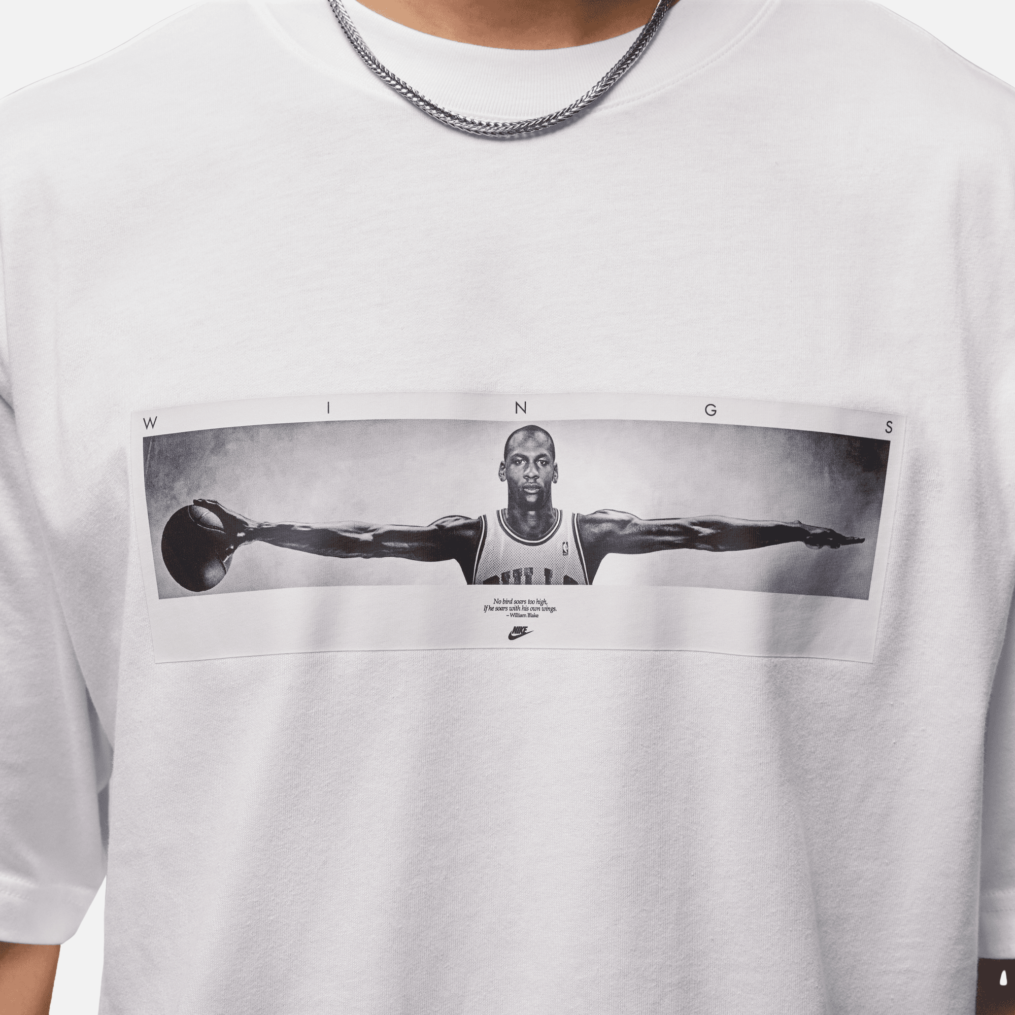 Air Jordan White Wingspan Photo T-Shirt