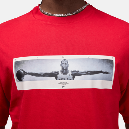 Air Jordan Red Wingspan Photo T-Shirt