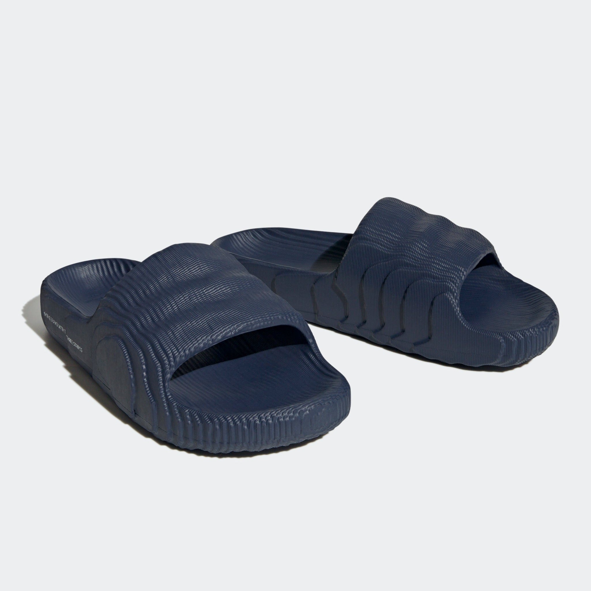 Adidas navy store blue slides