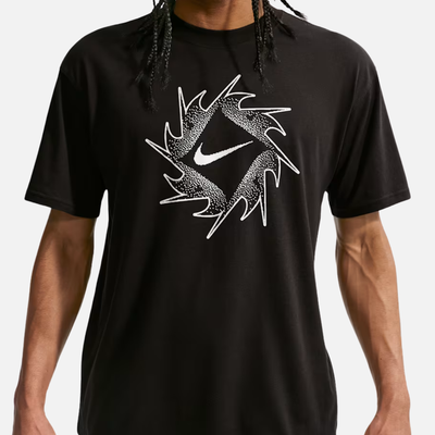 Nike Swoosh Graphic Black T-Shirt