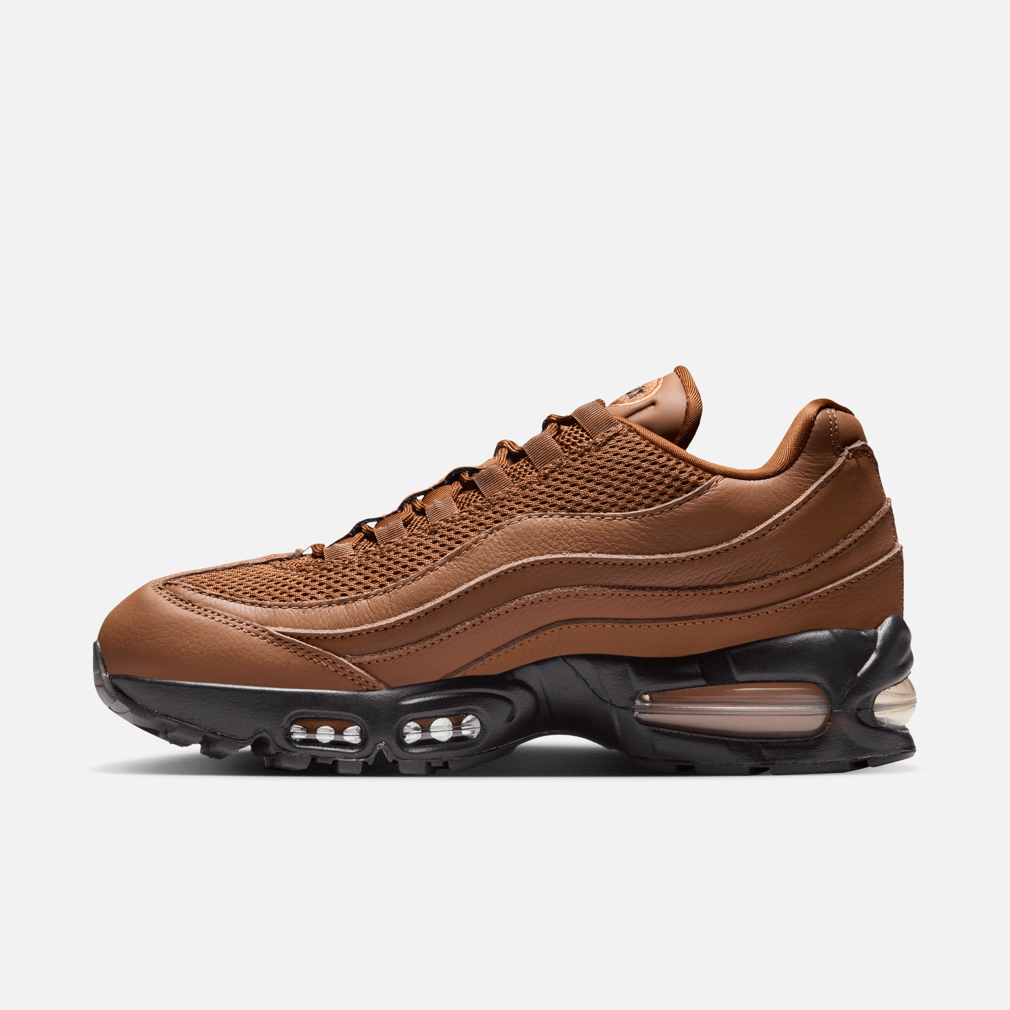 Nike Women's Air Max 95 Big Bubble Light British Tan Jewel Swoosh Pack