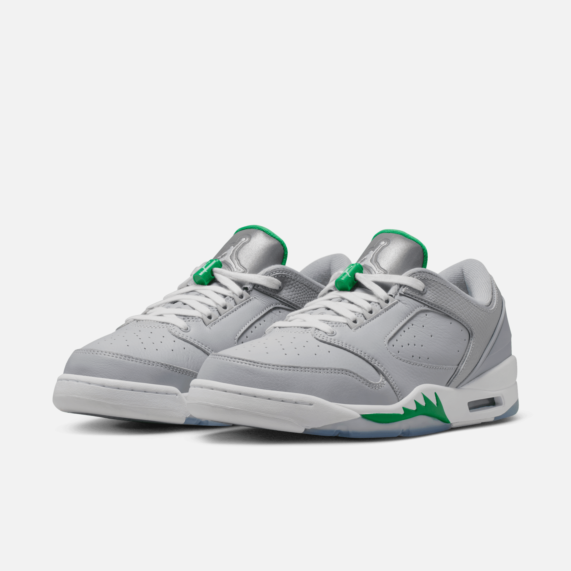 Air Jordan Sixty Plus Low Wolf Grey Lucky Green