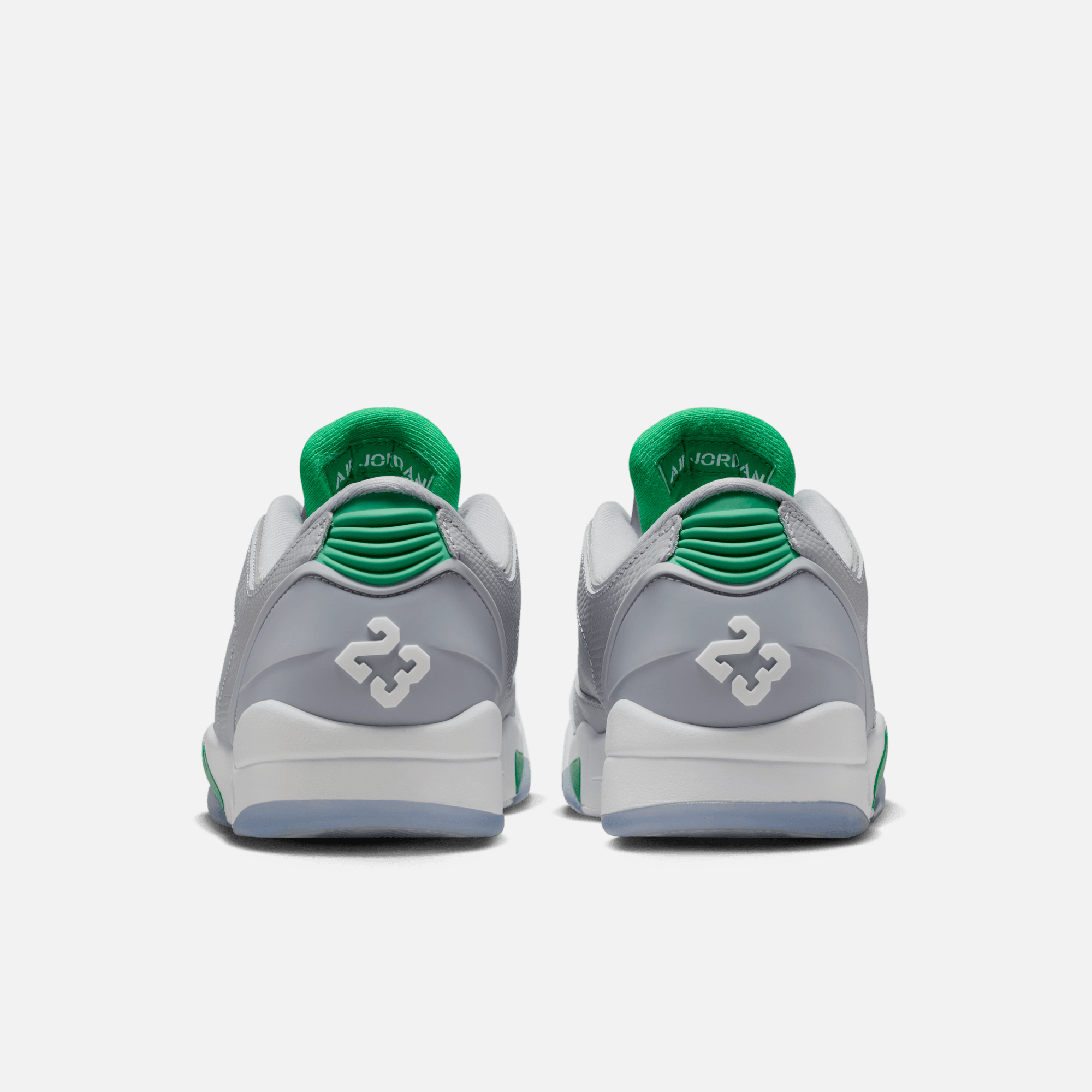 Air Jordan Sixty Plus Low Wolf Grey Lucky Green
