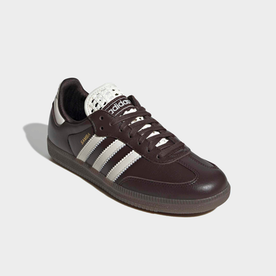 Adidas Women's Samba OG Basketweave Coffee Off White