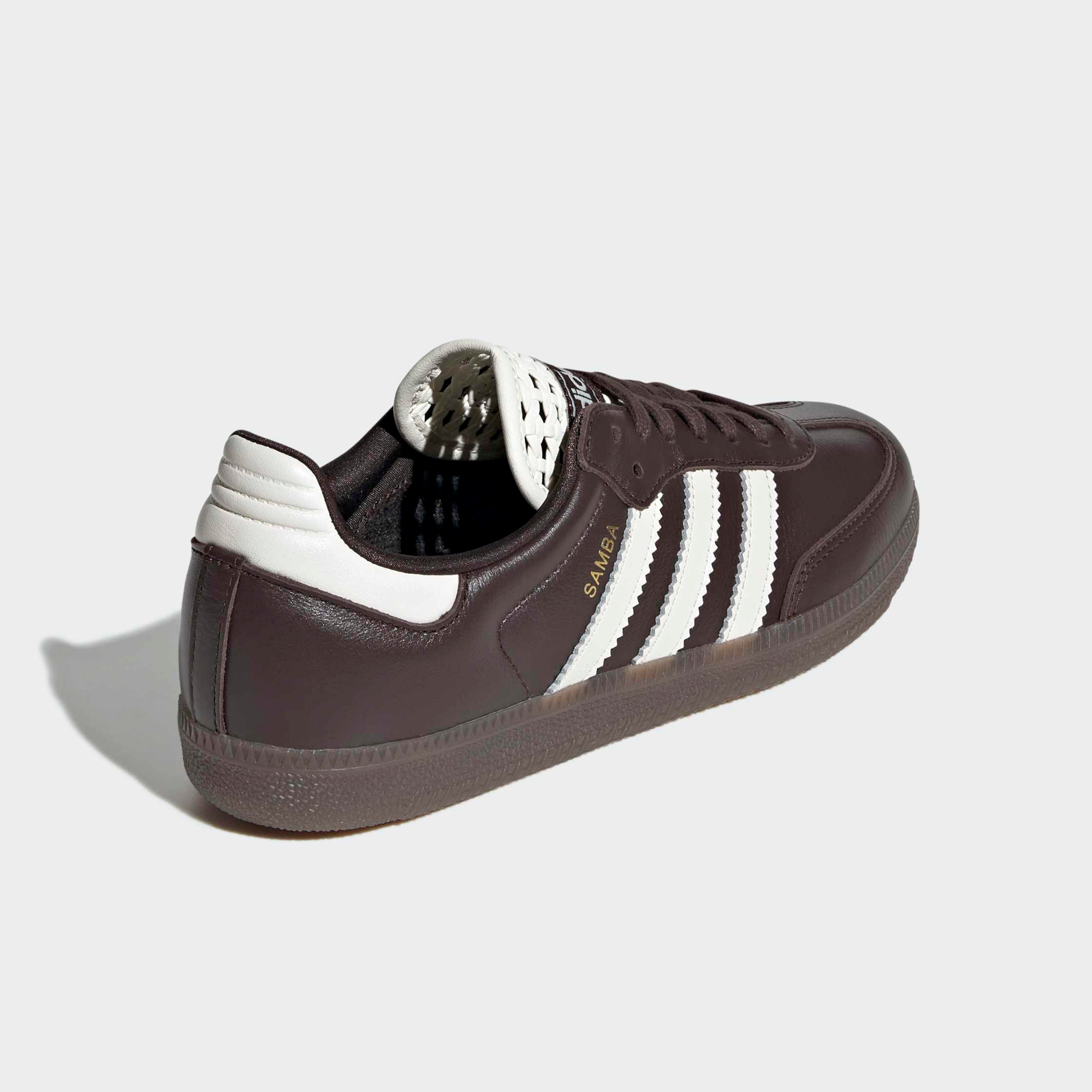 Adidas Women's Samba OG Basketweave Coffee Off White