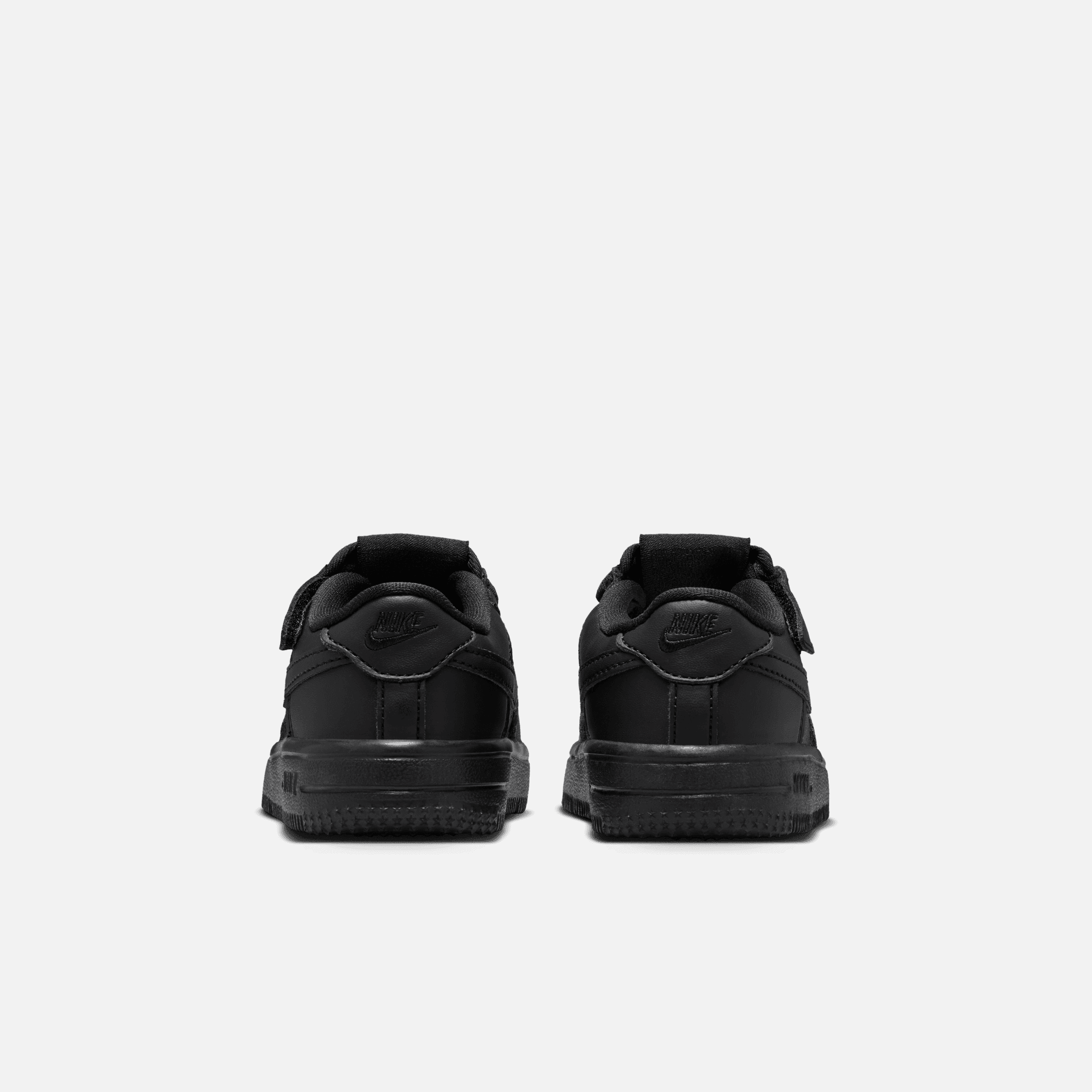 Nike Kids' Force 1 Low Easyon Triple Black (TD)