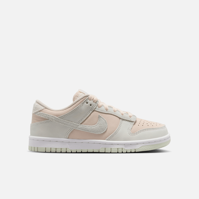 Nike Big Kids' Dunk Low Suede Chalk Barely Green (GS)