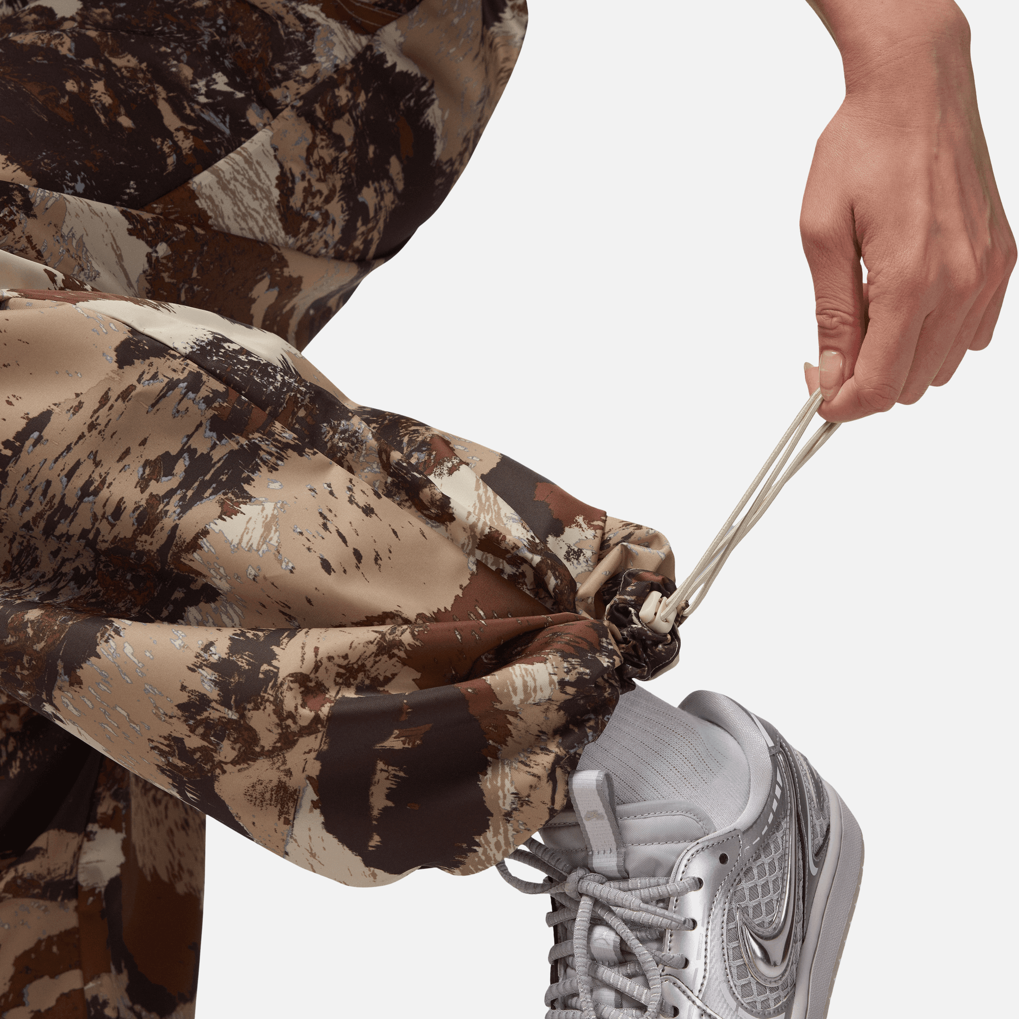 Air Jordan Women's Brooklyn Khaki Camo Pants