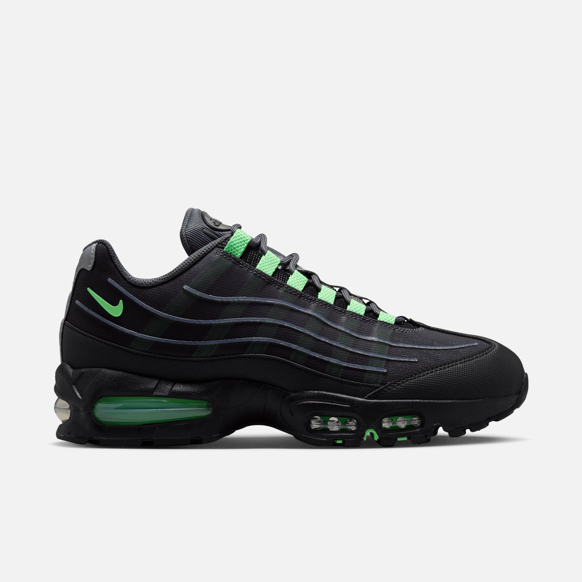 Nike Air Max 95 Big Bubble Black Illusion Green