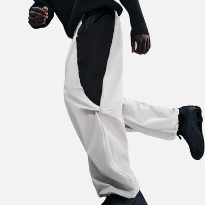 Nike Tech Dri-Fit  Color-Block Oversized Light Bone Pants