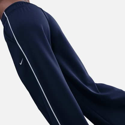 Nike Sportswear Women's Mid Rise Wide-Leg Navy Track Pants