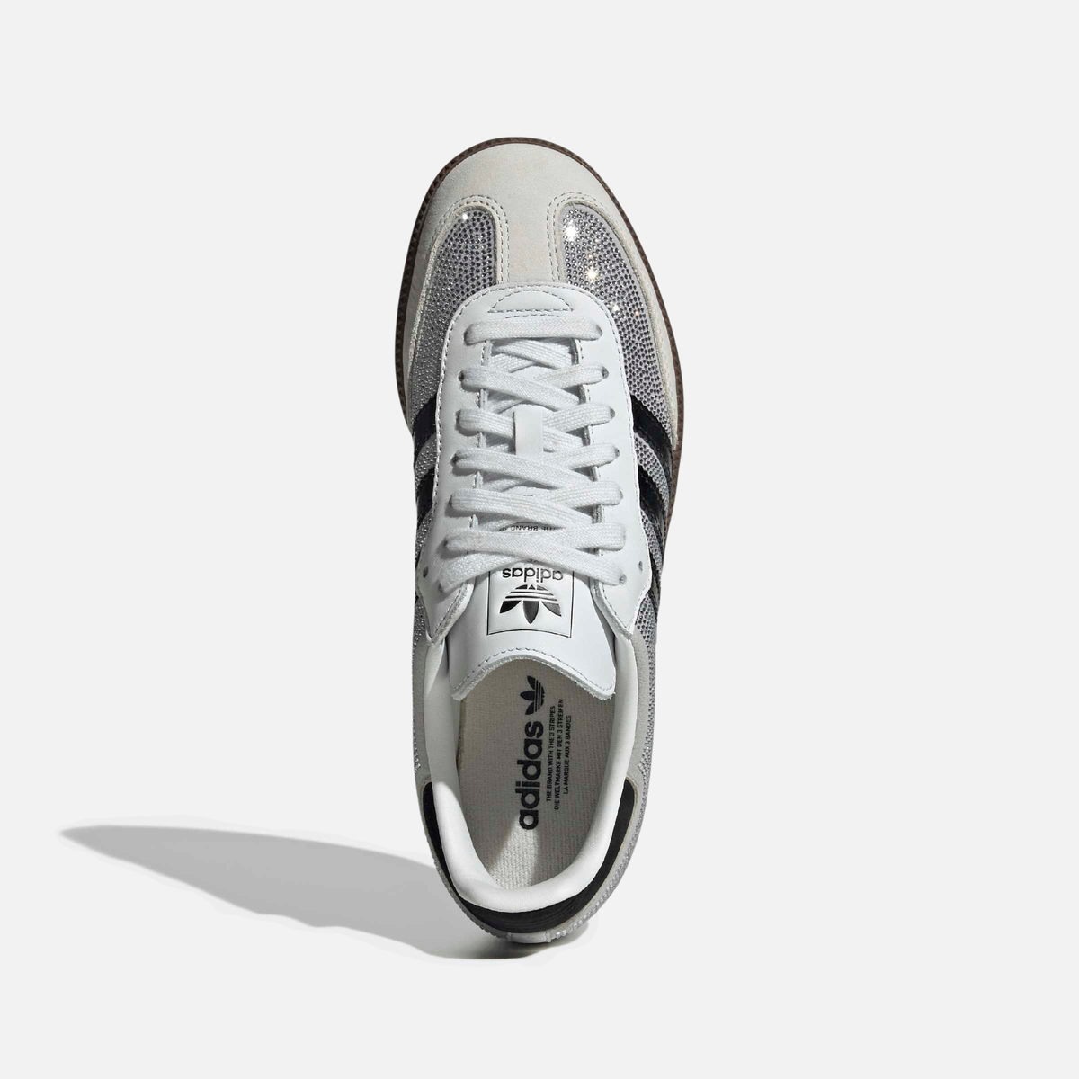 Adidas Women's Samba OG Rhinestone White Silver