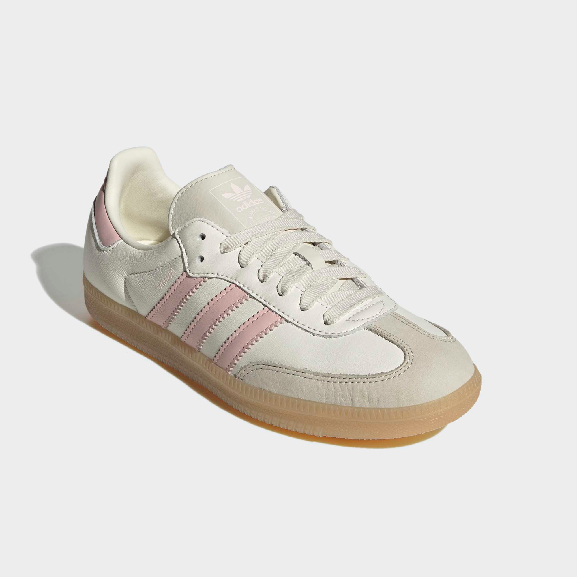 Adidas Women's Samba OG Off White Sandy Pink Gum