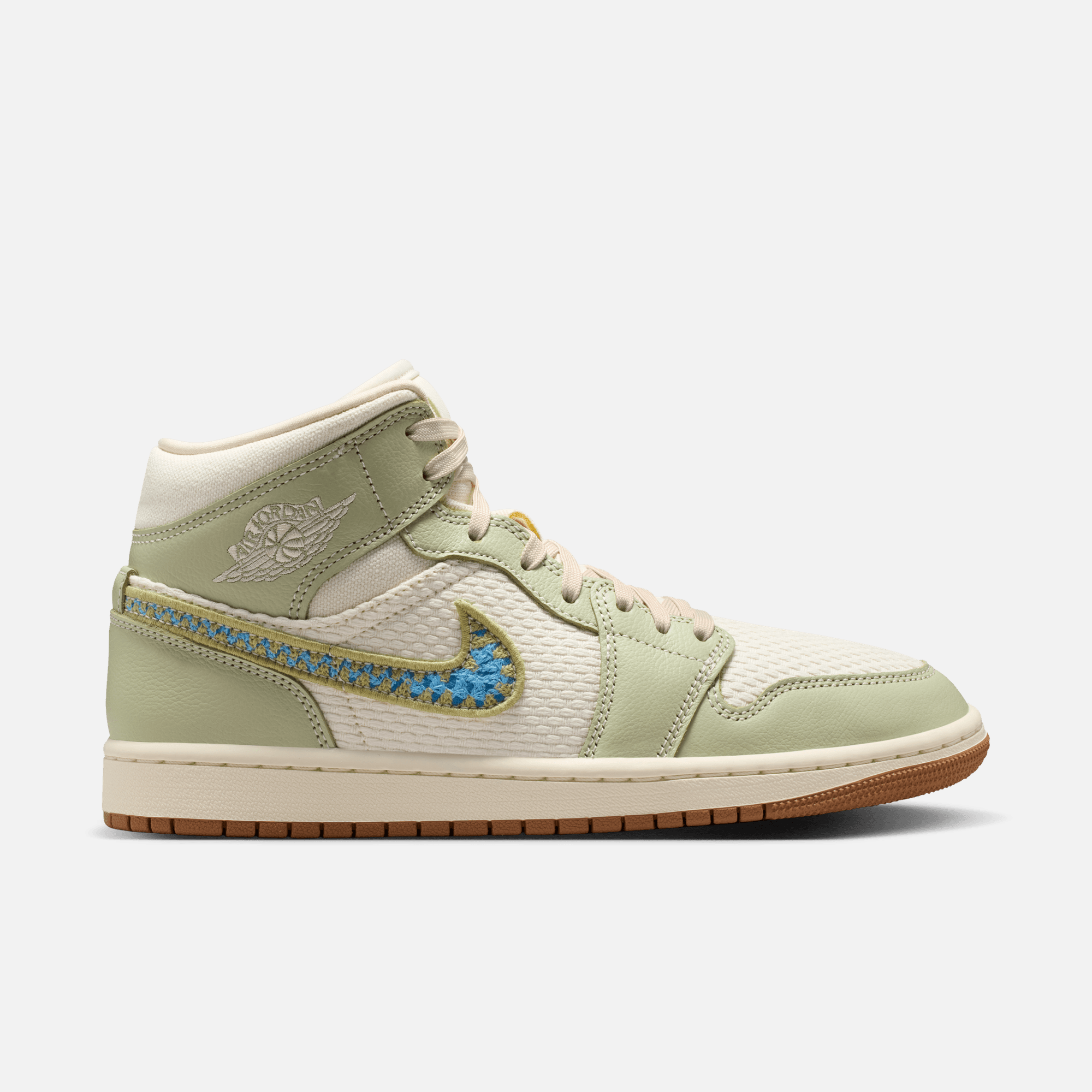Air Jordan Women's 1 Mid SE Olive Aura
