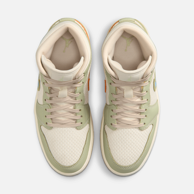 Air Jordan Women's 1 Mid SE Olive Aura