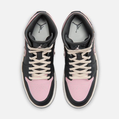 Air Jordan Women's 1 Mid SE Iced Carmine