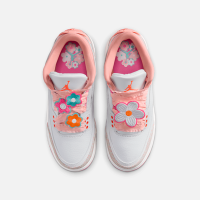 Air Jordan Big Kids' 3 Retro Spring Flowers (GS)