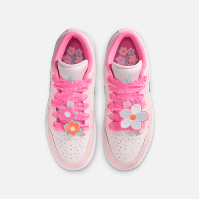 Air Jordan Big Kids' 1 Low Flower Bloom Pack (GS)