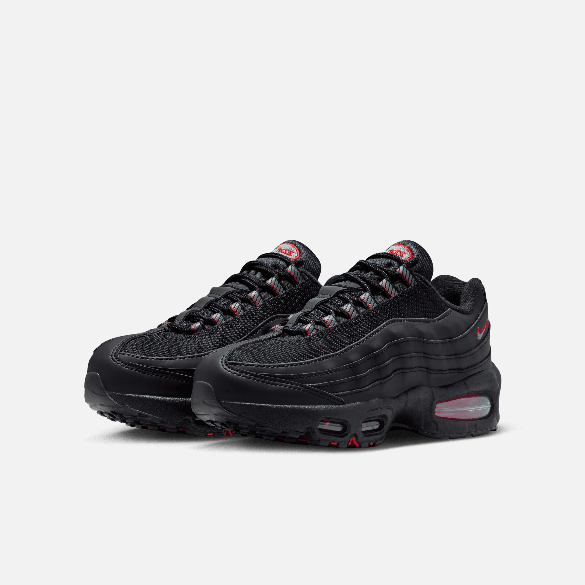 Nike Big Kids' Air Max 95 Racing Pack Black University Red (GS)