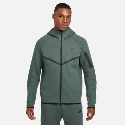 Nike Tech Full-Zip Windrunner Green Hoodie