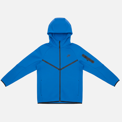 Nike Tech Full-Zip Windrunner Royal Blue Hoodie