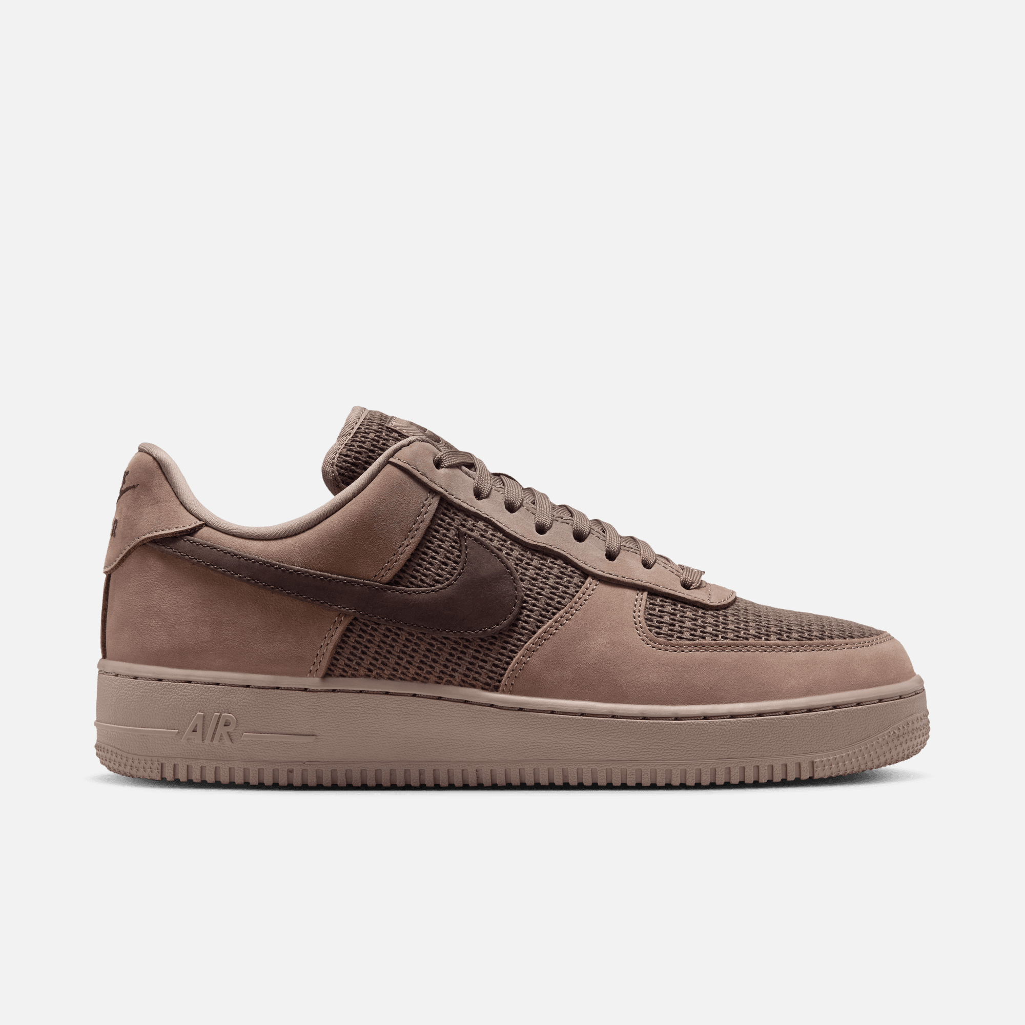 Nike Air Force 1 Low Woven Mink Brown Dark Hazel