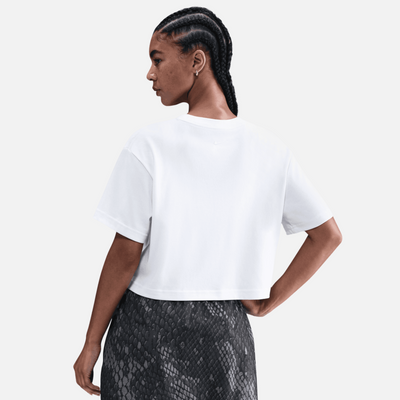 Nike Women's Kobe Dri-Fit Cropped White T-Shirt