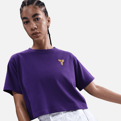 Nike Women's Kobe Dri-Fit Cropped Purple T-Shirt