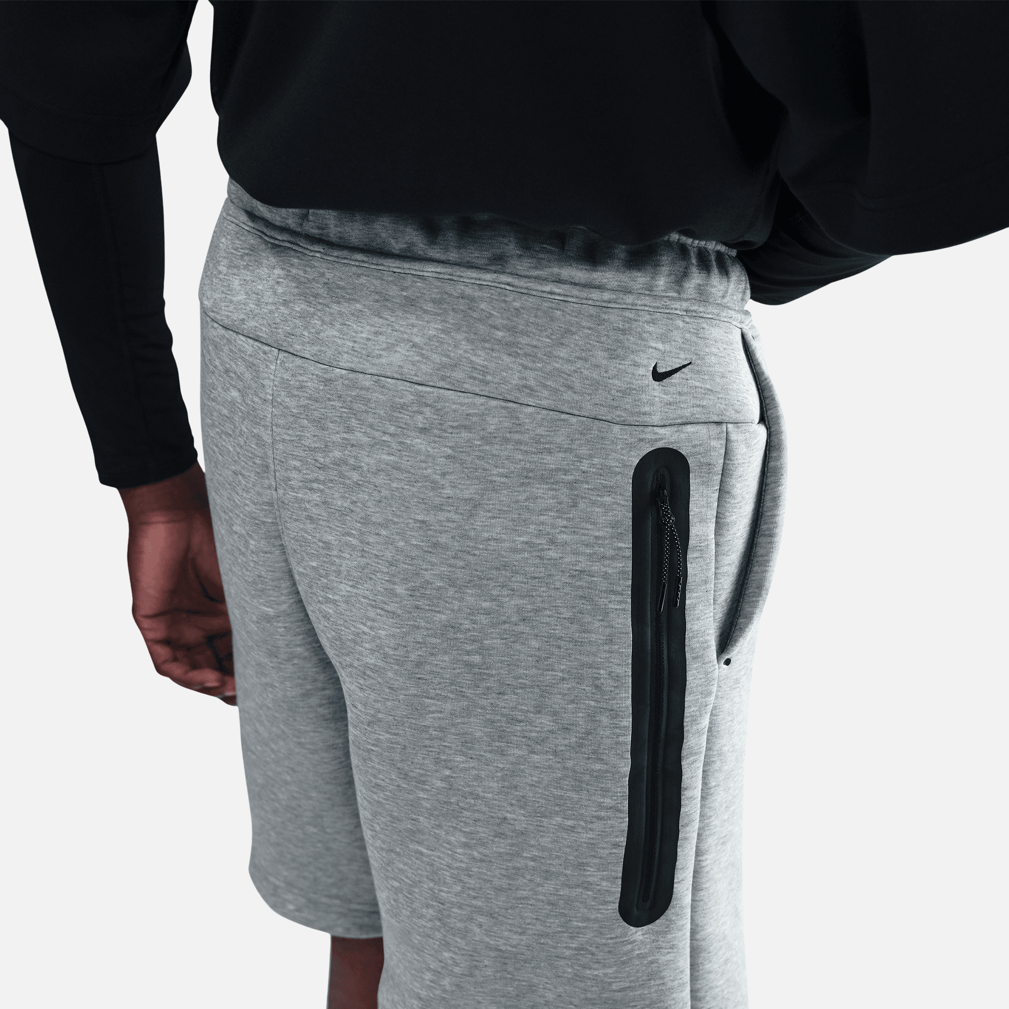 Nike Tech Men's Grey Fleece Shorts