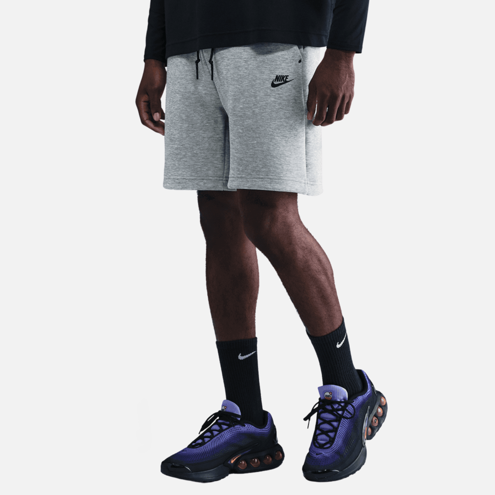 Nike Tech Men's Grey Fleece Shorts